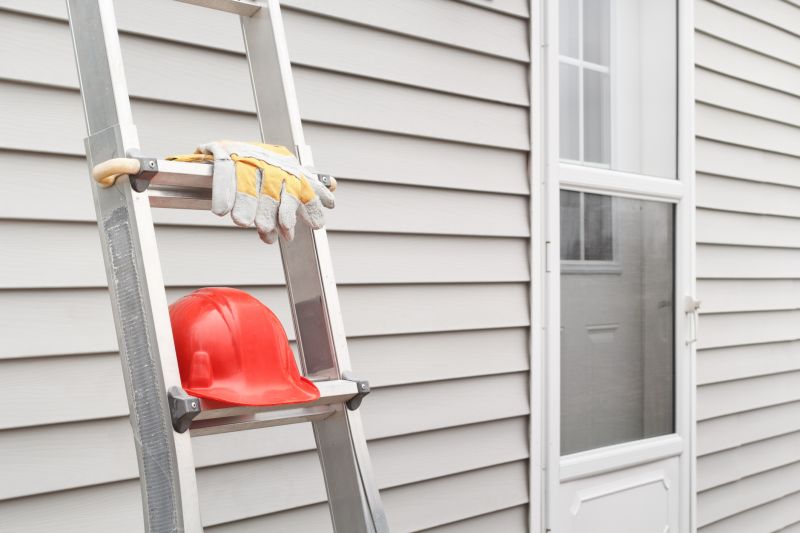 Ladder Work on Siding